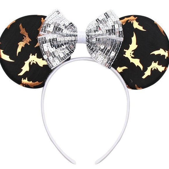 Halloween Mini Mouse Ears & Bow Sequin - Picture 1 of 4